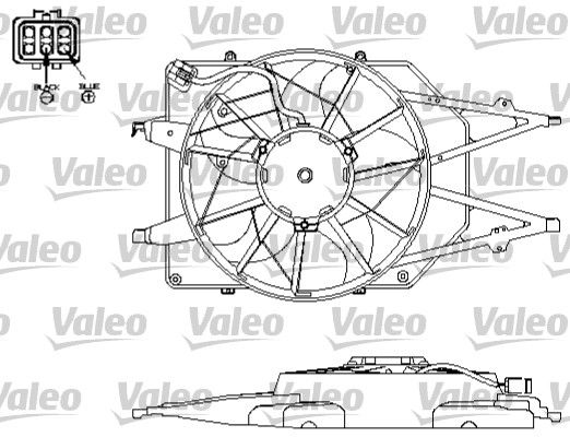 VALEO Ventilators, Motora dzesēšanas sistēma 696151