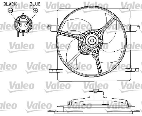 VALEO Ventilators, Motora dzesēšanas sistēma 696157