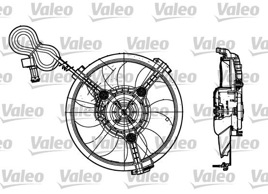 VALEO Ventilators, Motora dzesēšanas sistēma 698182