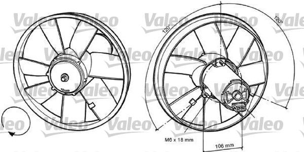 VALEO Ventilators, Motora dzesēšanas sistēma 698370