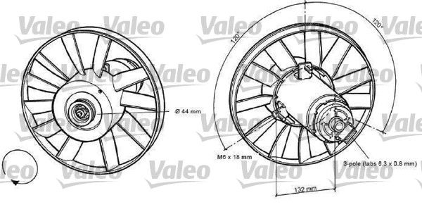 VALEO Ventilators, Motora dzesēšanas sistēma 698371