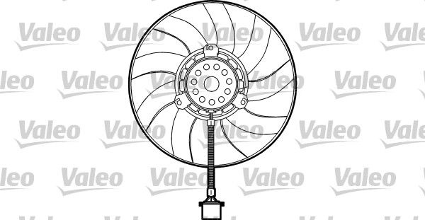 VALEO Вентилятор, охлаждение двигателя 698373