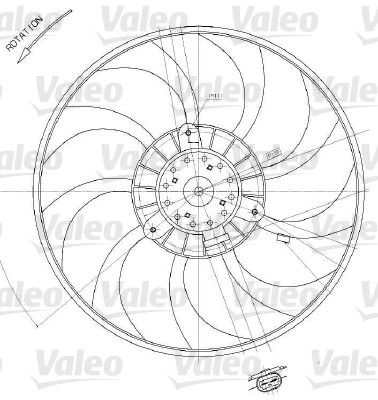 VALEO Ventilators, Motora dzesēšanas sistēma 698412