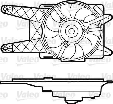 VALEO Ventilators, Motora dzesēšanas sistēma 698562