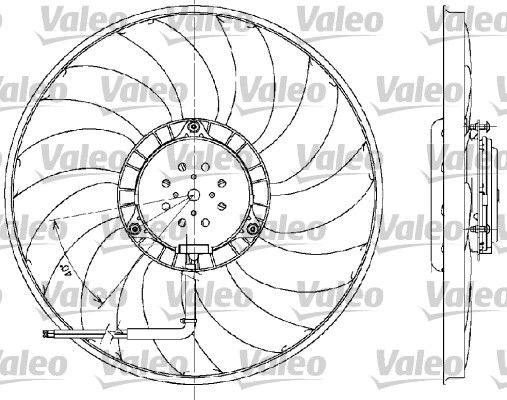 VALEO Ventilators, Motora dzesēšanas sistēma 698609