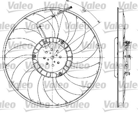 VALEO Ventilators, Motora dzesēšanas sistēma 698610
