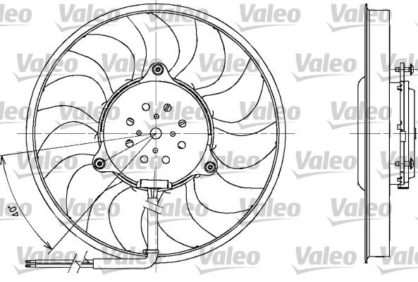 VALEO Ventilators, Motora dzesēšanas sistēma 698611