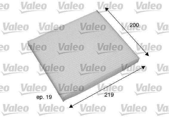 VALEO Filtrs, Salona telpas gaiss 698795