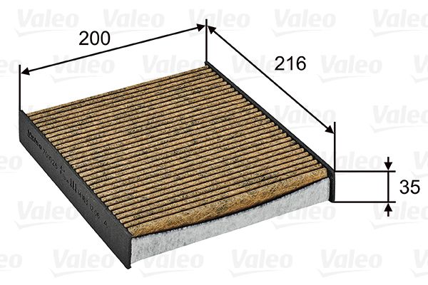 VALEO Фильтр, воздух во внутренном пространстве 701026