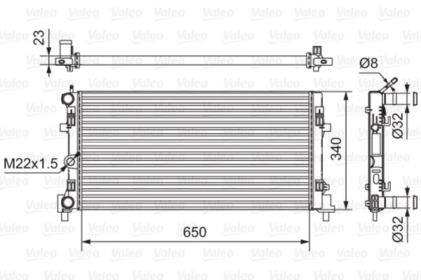 VALEO Radiators, Motora dzesēšanas sistēma 701522
