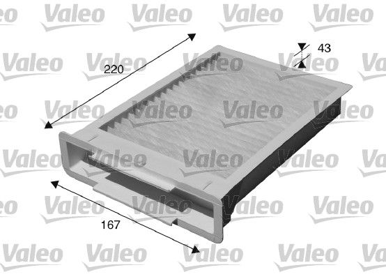 VALEO Фильтр, воздух во внутренном пространстве 715515