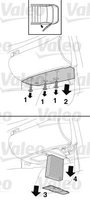 VALEO Filtrs, Salona telpas gaiss 716024