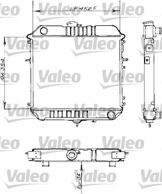 VALEO Radiators, Motora dzesēšanas sistēma 730155