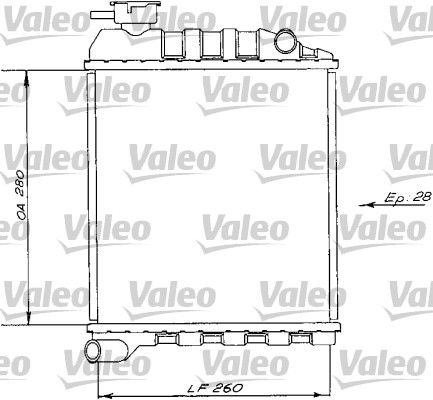VALEO Radiators, Motora dzesēšanas sistēma 730172
