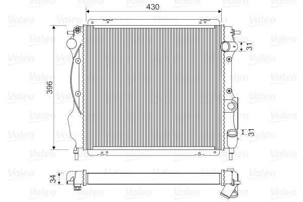 VALEO Radiators, Motora dzesēšanas sistēma 730182