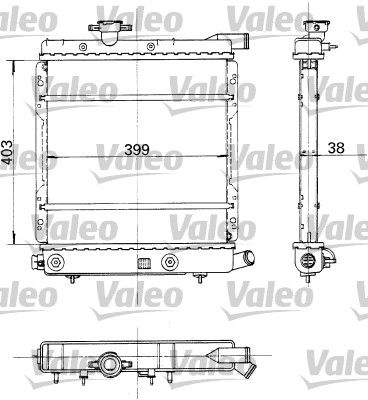 VALEO Radiators, Motora dzesēšanas sistēma 730324