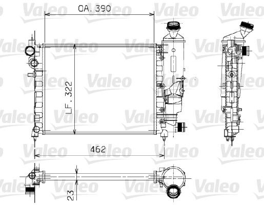 VALEO Radiators, Motora dzesēšanas sistēma 730372