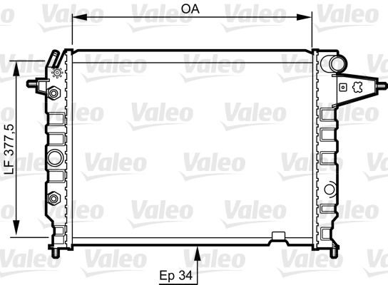 VALEO Radiators, Motora dzesēšanas sistēma 730395
