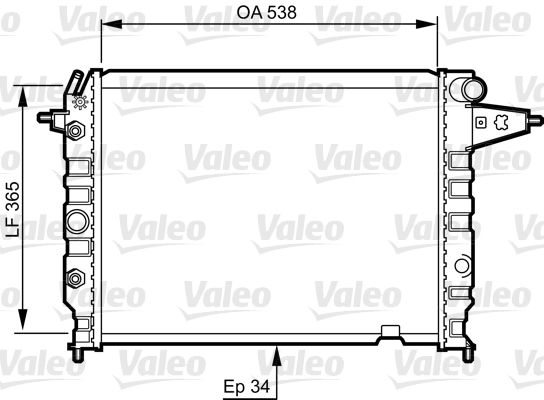 VALEO Radiators, Motora dzesēšanas sistēma 730396