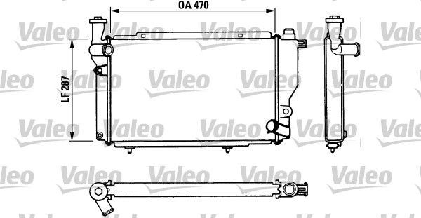 VALEO Radiators, Motora dzesēšanas sistēma 730534