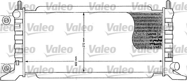 VALEO Радиатор, охлаждение двигателя 730587