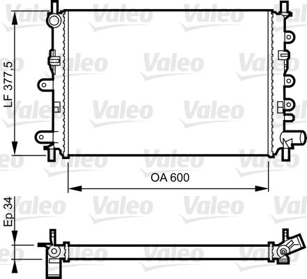 VALEO Radiators, Motora dzesēšanas sistēma 730856