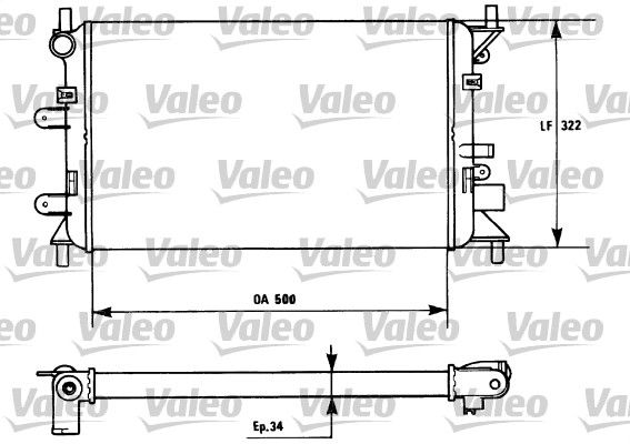 VALEO Radiators, Motora dzesēšanas sistēma 730857