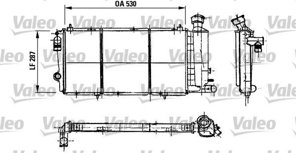 VALEO Radiators, Motora dzesēšanas sistēma 730896