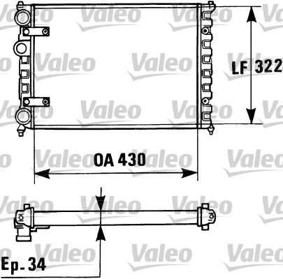 VALEO Radiators, Motora dzesēšanas sistēma 730946