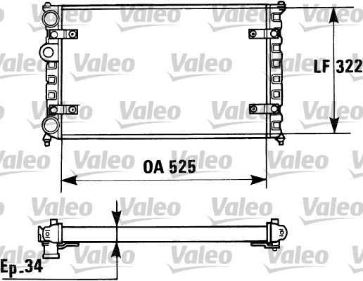 VALEO Radiators, Motora dzesēšanas sistēma 730947