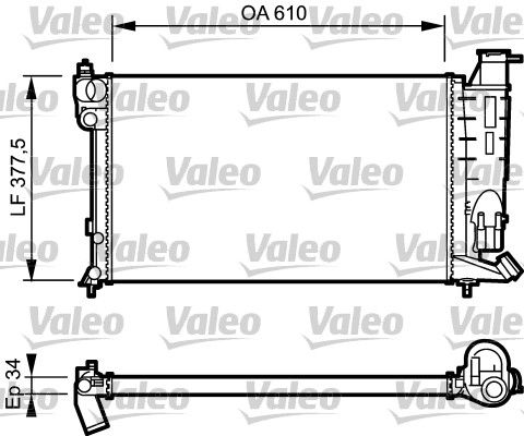 VALEO Radiators, Motora dzesēšanas sistēma 730983