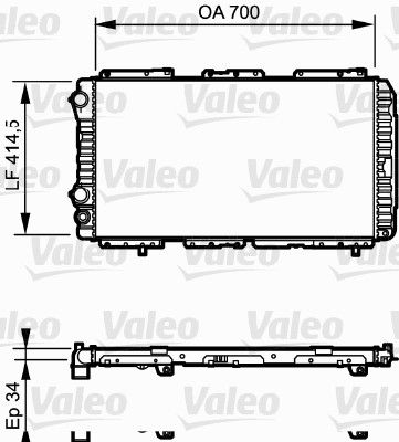 VALEO Radiators, Motora dzesēšanas sistēma 730995