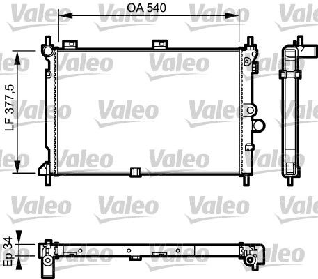 VALEO Radiators, Motora dzesēšanas sistēma 731022