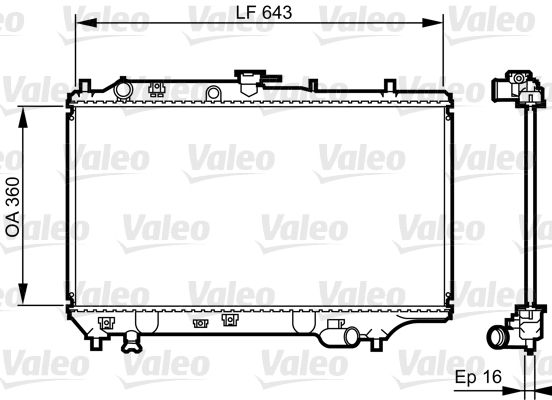 VALEO Radiators, Motora dzesēšanas sistēma 731072