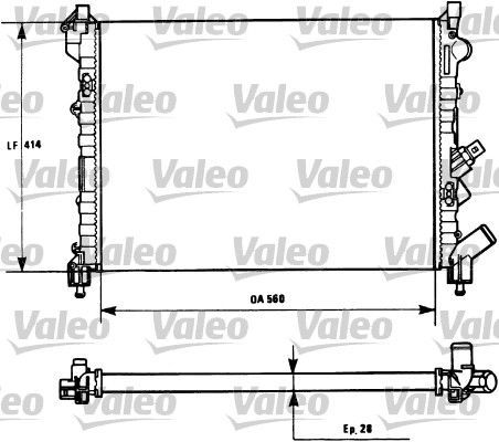 VALEO Radiators, Motora dzesēšanas sistēma 731128