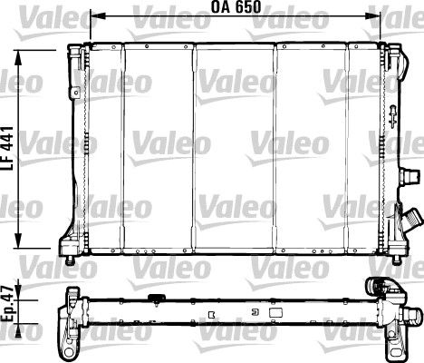 VALEO Radiators, Motora dzesēšanas sistēma 731129