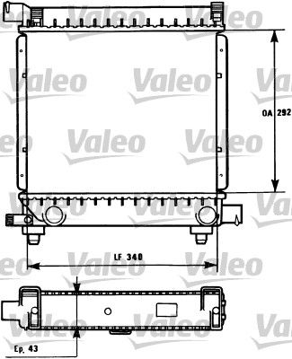 VALEO Radiators, Motora dzesēšanas sistēma 731172