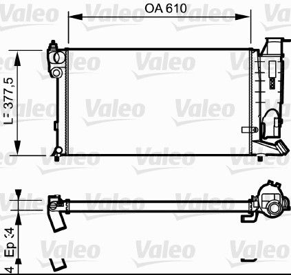VALEO Radiators, Motora dzesēšanas sistēma 731176