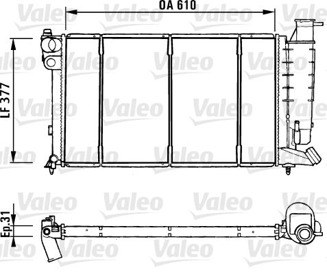 VALEO Radiators, Motora dzesēšanas sistēma 731181