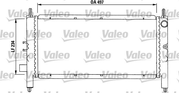 VALEO Radiators, Motora dzesēšanas sistēma 731215