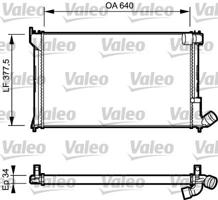 VALEO Radiators, Motora dzesēšanas sistēma 731289