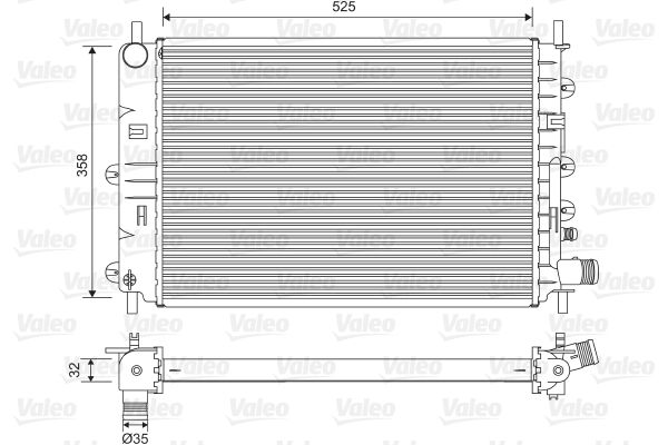 VALEO Radiators, Motora dzesēšanas sistēma 731300