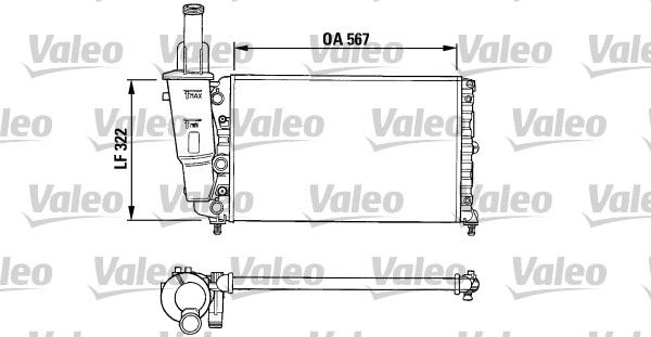 VALEO Radiators, Motora dzesēšanas sistēma 731374