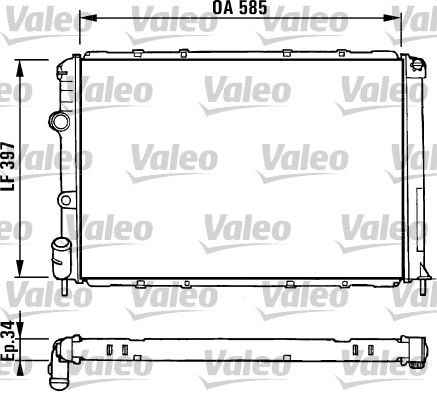 VALEO Radiators, Motora dzesēšanas sistēma 731380