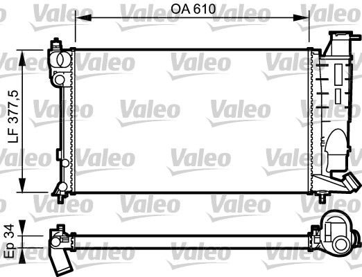VALEO Radiators, Motora dzesēšanas sistēma 731390