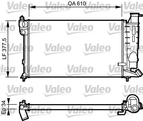 VALEO Radiators, Motora dzesēšanas sistēma 731391