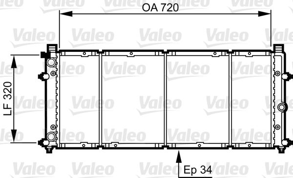 VALEO Radiators, Motora dzesēšanas sistēma 731411