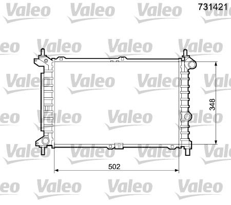 VALEO Radiators, Motora dzesēšanas sistēma 731421