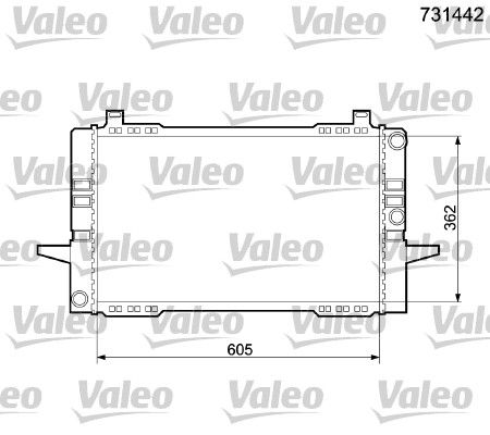 VALEO Radiators, Motora dzesēšanas sistēma 731442