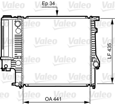VALEO Radiators, Motora dzesēšanas sistēma 731512